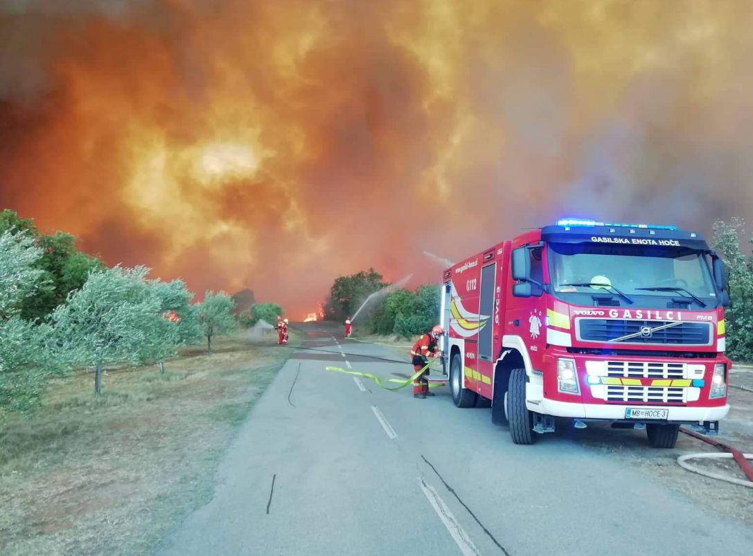 Veliki Po Ar U Sloveniji Evakui U Se Sela Bosnainfo