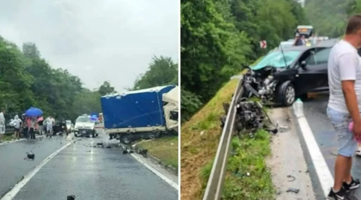 Sudar kamiona i auta kod Hadžića Hitna odvezla jednu osobu