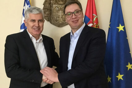 Čović i Krišto će se danas sastati sa Aleksandrom Vučićem u Mostaru