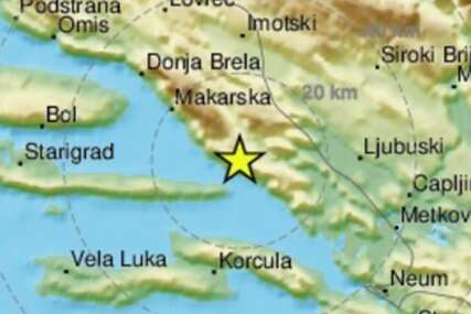 Četiri slabija zemljotresa kod Makarske
