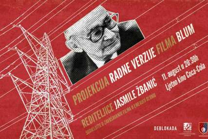 Predfestivalska projekcija radne verzije filma o Emeriku Blumu autorice Jasmile Žbanić