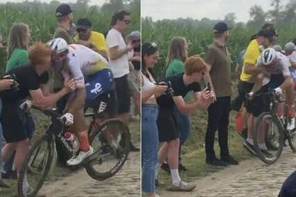 Katastrofa na Tour de Franceu: Biciklista zbog navijačice slomio vratni pršljen