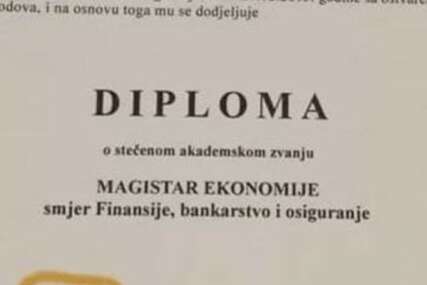 Ovih dana "isplivala" je stara diploma iz Travnika, urnebesan detalj ukrao je svu pažnju