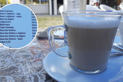 Hrvati najavili koliko će od 1. januara koštati čaj i kafa u kafićima