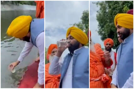 Indijski ministar popio vodu iz rijeke kako bi dokazao da je čista pa završio u bolnici