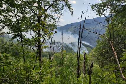 Požar kod Glavatičeva idalje aktivan: Vatrogasci sumnjaju da je namjerno podmetnut
