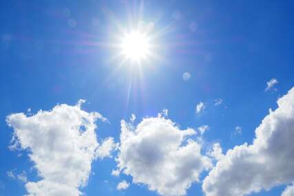 U BiH danas pretežno sunčano, temperatura na jugu do 35 stepeni
