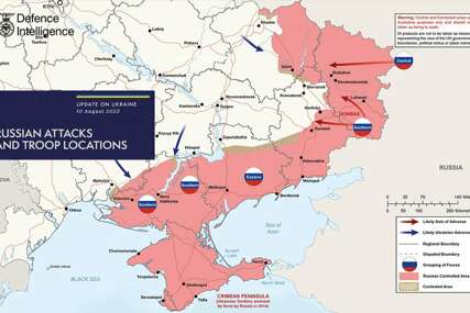 Objavljena nova mapa napada na Ukrajinu: Evo šta su sve Rusi zauzeli