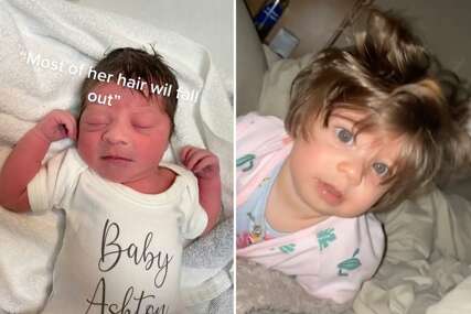 Govorili su joj da će njenoj bebi opasti kosa s kojom je rođena, sad je ima još više