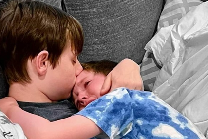 Dječak s terminalnim rakom tješi brata nakon što mu je rekao da će umrijeti 