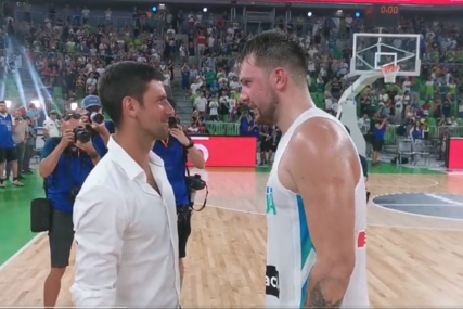Susret velikih sportista obišao internet: Novak i Luka u prijatnom ćaskanju