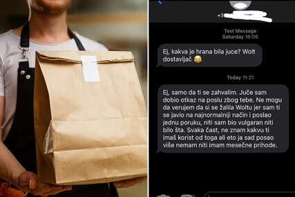 Poslao SMS djevojci kojoj je dostavio hranu, pa ga "šutnuli" s posla