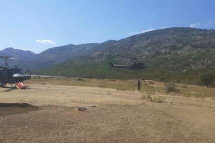 Oružane snage BiH intenzivno gase požar na području općine Neum