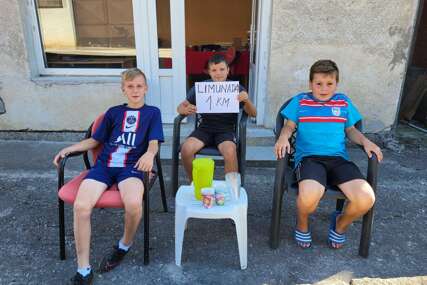 Tri dječaka na raspustu prodaju limunadu: "Od zarade ćemo kupiti još limuna"