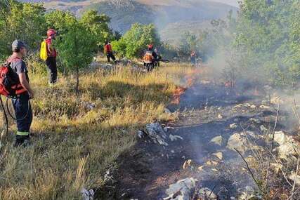 Ponovo aktivni požari u Konjicu i Čapljini, situacija u Neumu stabilna