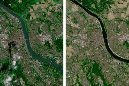Velike svjetske rijeke presušuju: Pogledajte kako izgledaju iz svemira
