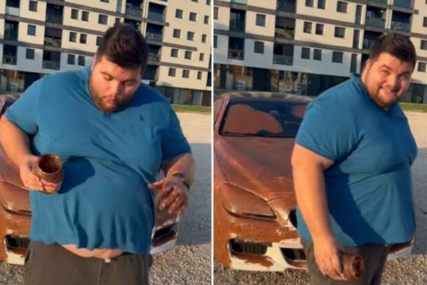 Tiktoker iz Travnika automobil premazao Nutellom: Ti razmazao cijelo auto, a ja ne mogu paštetu na hljeb 