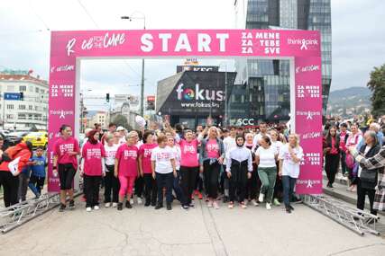 U Sarajevu održano 15. izdanje "Race For The Cure": Ujedinjeni u borbi sa ženama oboljelim od karcinoma dojke