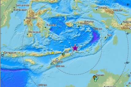 Snažan zemljotres jačine 5,7 po Richteru pogodio Indoneziju
