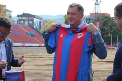 Dodik posjetio Borac, pa najavio borbu za Ligu prvaka
