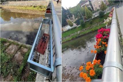 Most Suade i Olge opet krase žardinjere sa cvijećem