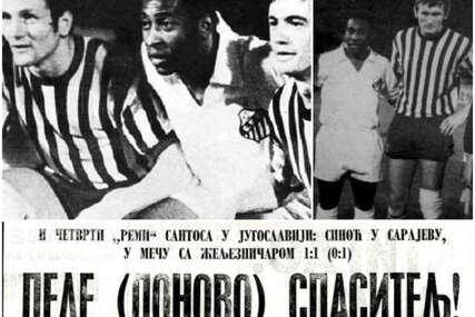 Na Koševu prije 53 godine: Željo igrao protiv Santosa i Pelea