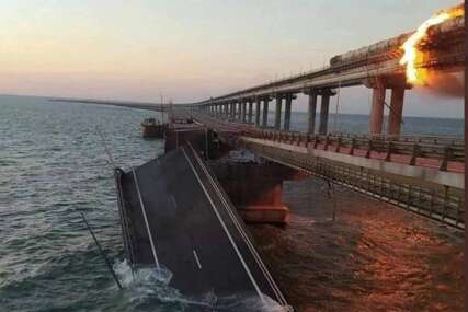 Šire se snimci trenutka eksplozije na mostu koji spaja Krim sa Rusijom