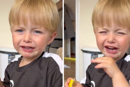 Klinac prvi put probao limun, njegova reakcija postala je viralna (VIDEO)