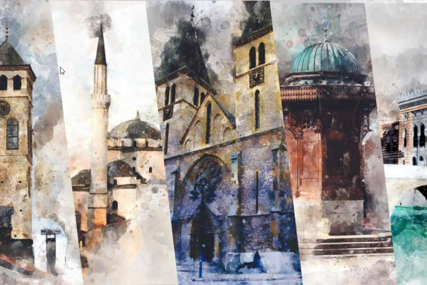 Izložba 'Simboli Sarajeva' Alena Ajanovića u Gazi Husrev-begovom Hanikahu