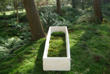 U Beču predstavljen "živi kovčeg" od gljiva