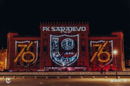 Vijećnica u znaku 76. rođendana FK Sarajevo