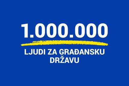 Inicijativu „Milion ljudi za građansku državu“ do sada potpisalo 300 000 građana