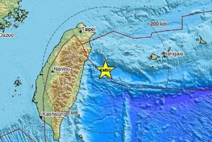 Zabilježen snažan zemljotres kod tajvanske obale