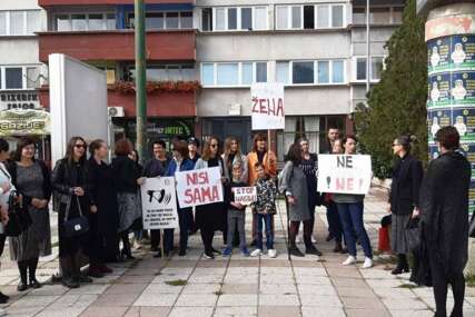 Žene Goražda poručile s mirnog protesta 'Nijedna više'