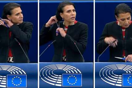 Odsjekla kosu u Evropskom parlamentu u znak solidarnosti sa Irankama