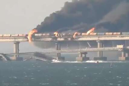 Rusi sumnjaju da je ovo kamion koji je izazvao eksploziju na Krimskom mostu
