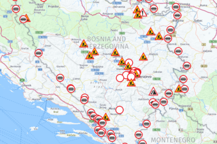 Ceste u BiH mjestimično mokre, vozači se upozoravaju na sitnije odrone zemlje