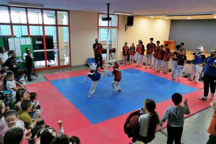 Promocija taekwondo-a djeci u novosarajevskim osnovnim školama