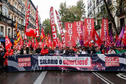 Oko 45.000 ljudi na ulicama Madrida traži veće plate
