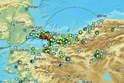 Jak zemljotres u Turskoj, najmanje 35 ljudi povrijeđeno