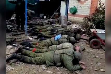 UZNEMIRUJUĆI SNIMAK IZ UKRAJINE: Da li su ruski vojnici ubijeni nakon predaje?