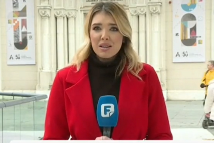 (VIDEO)  Reporterka FTV stradala tokom javljanja uživo u Sarajevu