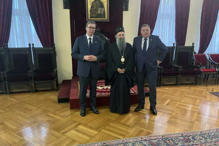 Nakon sastanka s Vučićem i patrijarhom Porfirijem, Dodik poslao poruku srpskom narodu na Kosovu