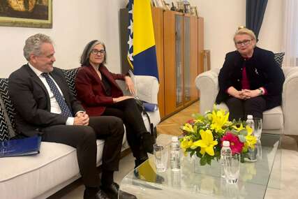 Ministrica Turković sa ambasadoricom Španije  i šefom Delegacije EU