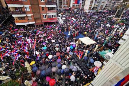 Na sjeveru Kosova održan skup, Rakić poručio: Dosta je gaženja Briselskog sporazuma i srpskog naroda