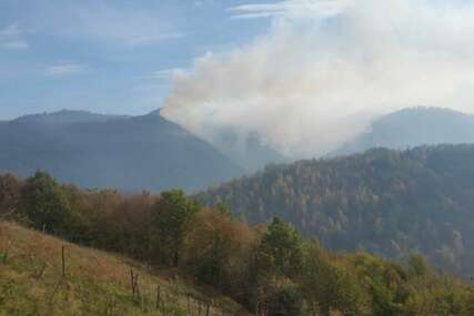 Na lokalitetu Pribićevac u Srebrenici aktivan požar na miniranom području