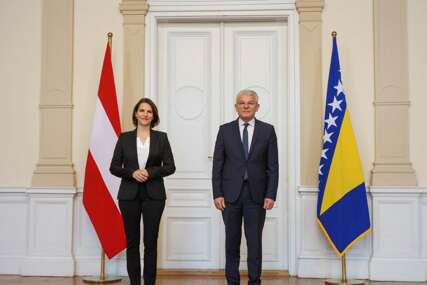 Sastanak Džaferović - Edtstadler: Austrija se zalaže za brz napredak BiH u procesu pridruživanja EU