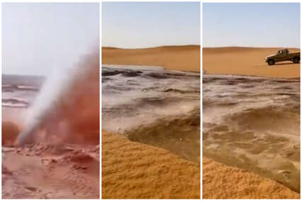 Nevjerovatan snimak: Potekla voda u jednoj od najvećih pustinja na svijetu!