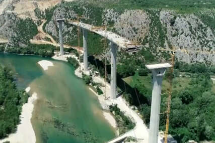 Pogledajte nove snimke najvećeg mosta u BiH koji se gradi