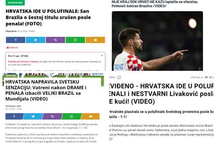 Srbijanski mediji grme o utakmici: Nije kraj dok Hrvati ne kažu...